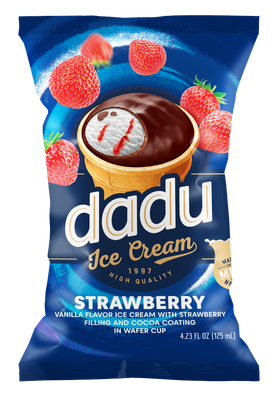 Dadu Vanilla - Strawberry Ice cream $1.60