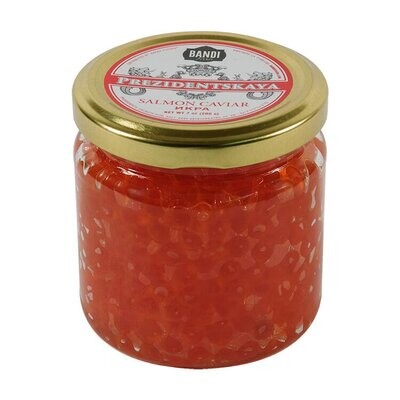 Bandi Prezidentskaya Salmon Caviar in Glass Jar 7oz $24.00 new