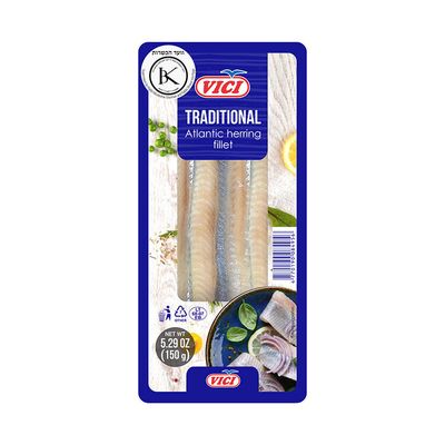 Vici Herring Fillet Traditional in Oil $1.80