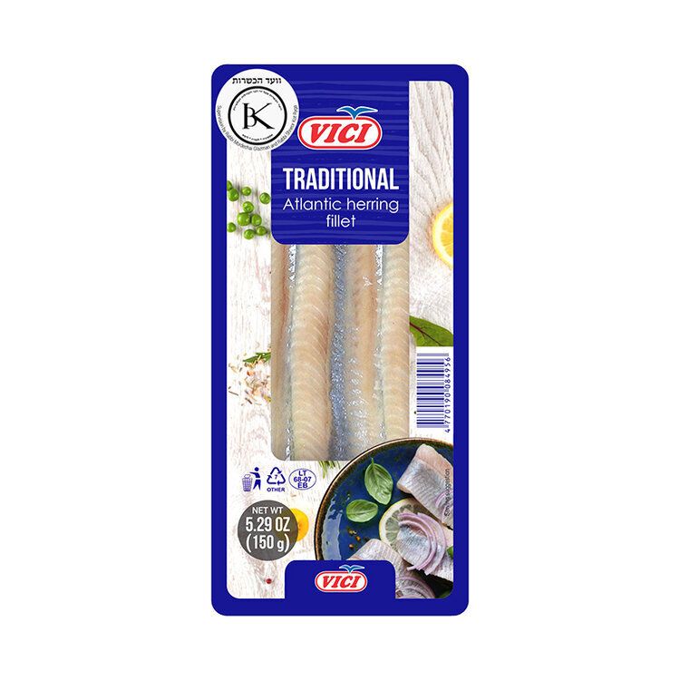 Vici Herring Fillet Traditional in Oil $1.80
