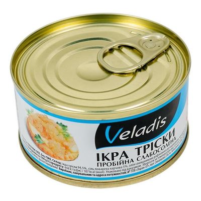 Cod (Treska)Breakout Roe "Veladis" Slightly Salted $1.80