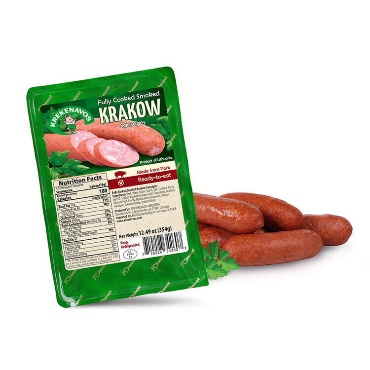Krekenavos Krakow Frankfurters $3.95 new lower