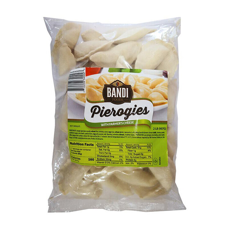 Bandi Pierogi with Sweet Farm Cheese 2lb $5.85
