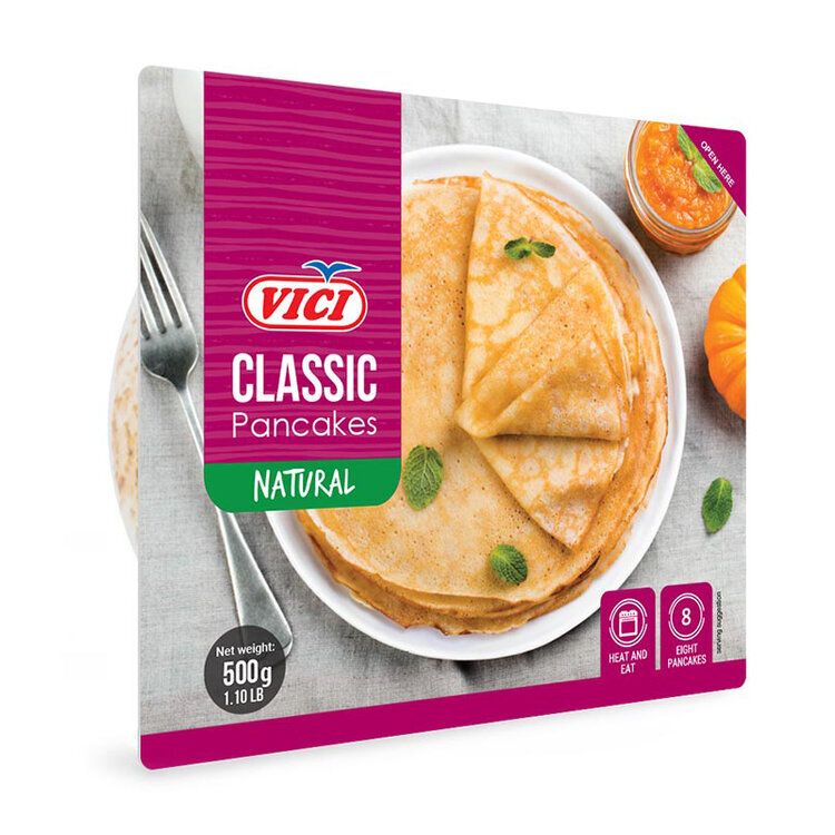 Vici Classic Pancakes Natural 500g $3.15 new