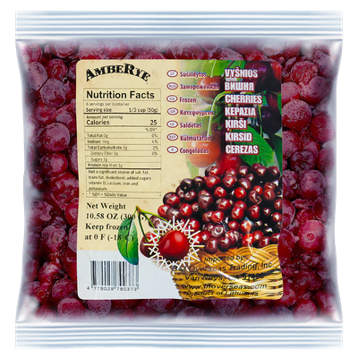 AmbeRye Frozen Cherries 300g $3.50