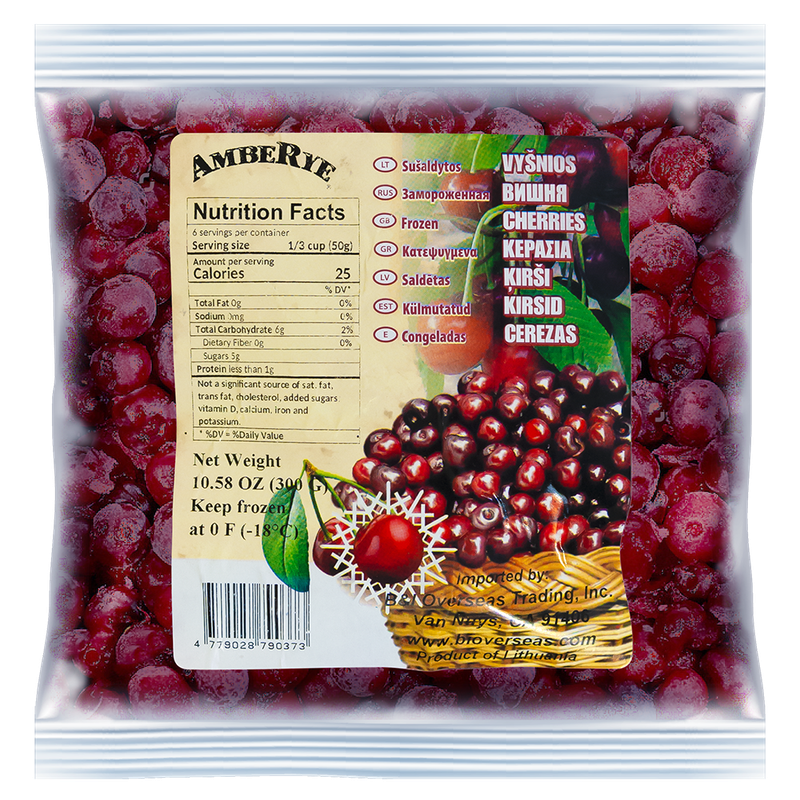 AmbeRye Frozen Cherries 300g $3.50