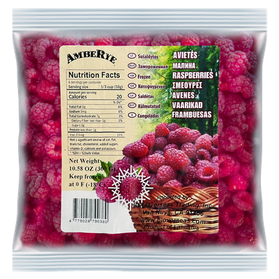 AmbeRye Frozen Raspberry 300g $4.25