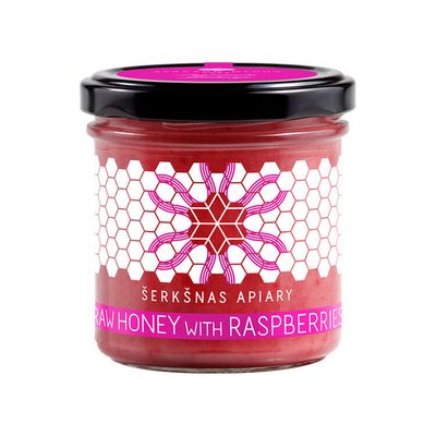 Raw Honey With Raspberries $3.95