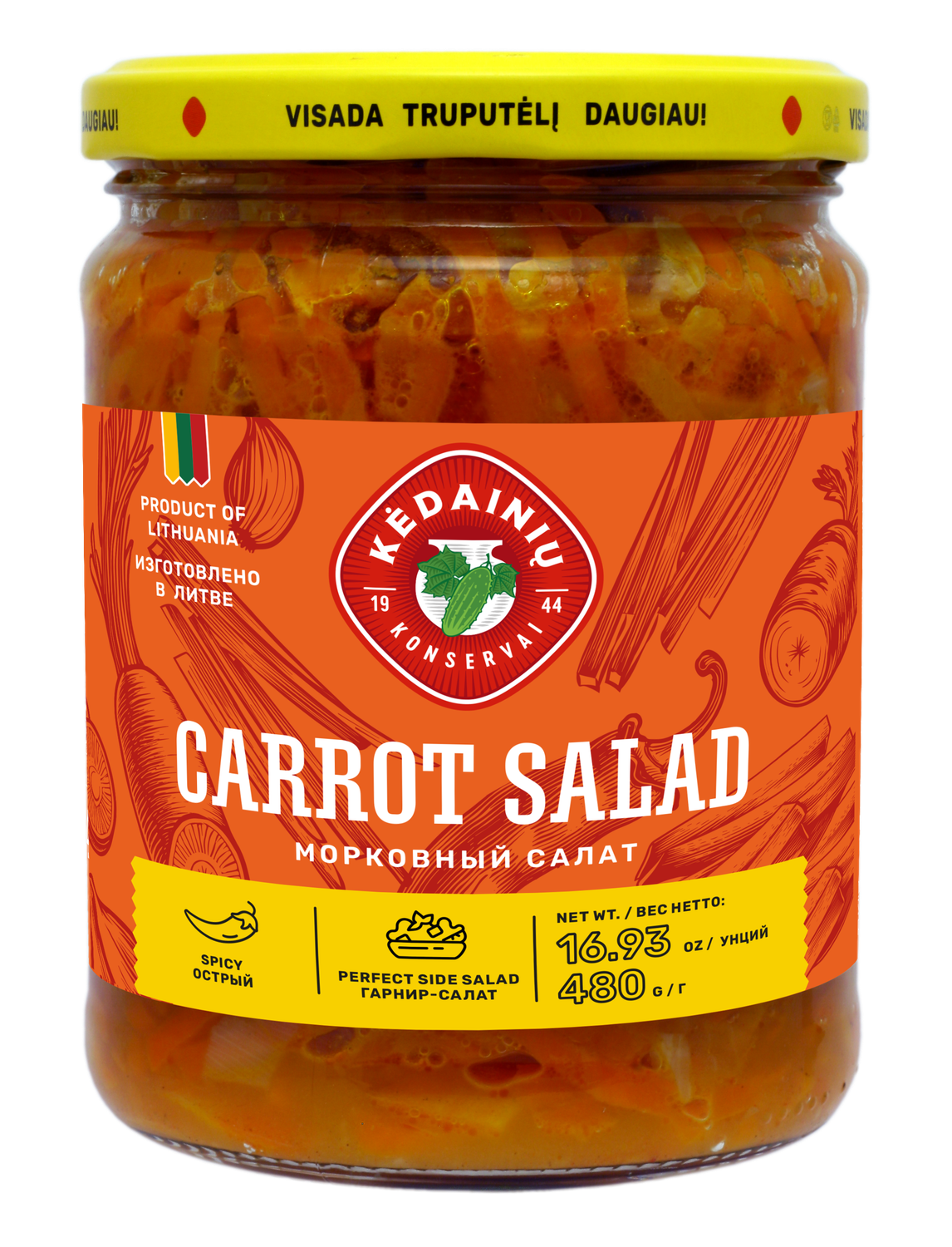 Kedainiu Korean Carrot Salad 480g $2.60