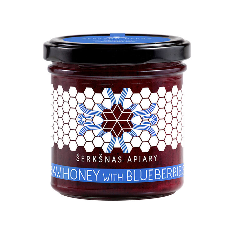 Raw Honey With Blueberries $3.95