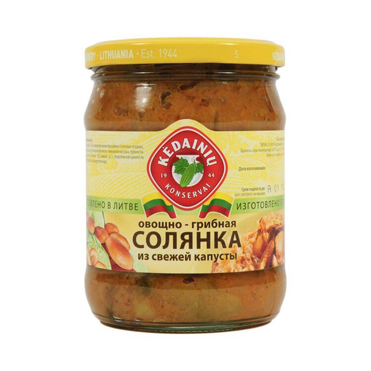 Kedainiu Solyanka Soup From Fresh Cabbage Mushrooms Vegetables 480g $2.50