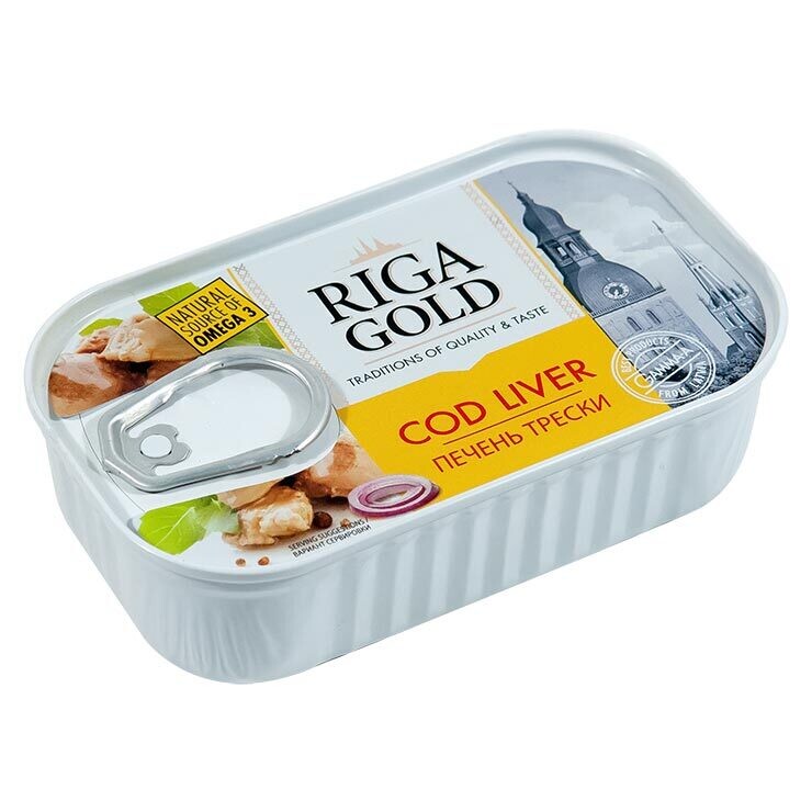Riga Gold Cod Liver 121g $2.75