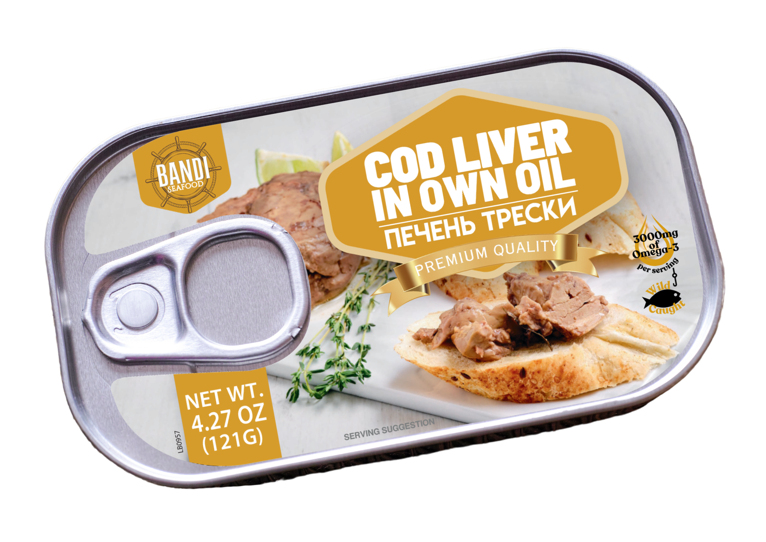 Riga Gold "Bandi" Cod Liver $2.75