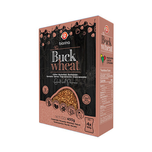 Buckwheat 'Biorina" 4X100g 11cs $1.95