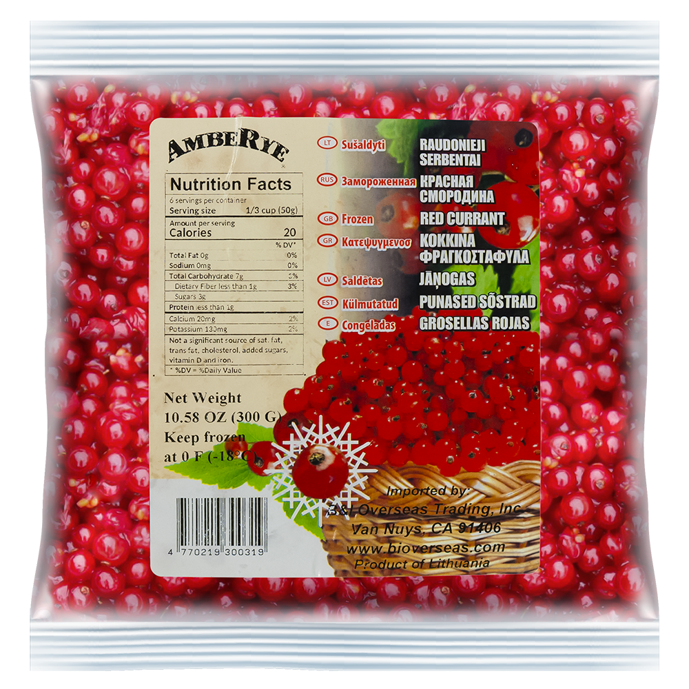 AmbeRye Red Currants 300g $2.50