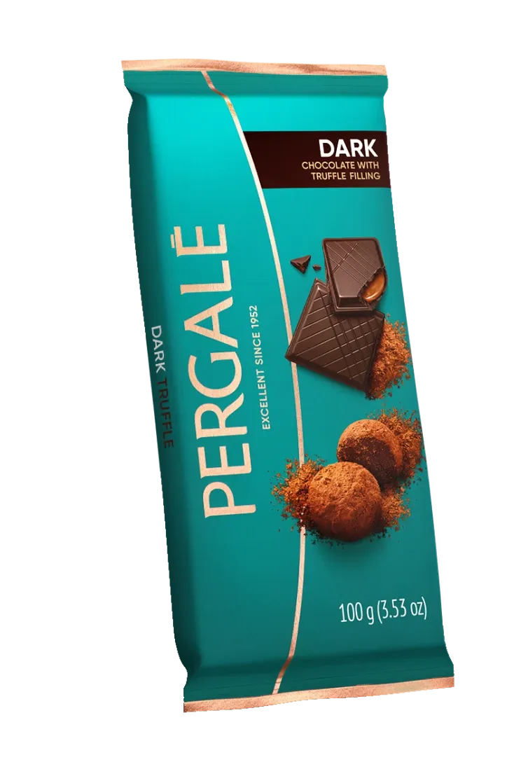 Dark Chocolate With Truffles Pergale $1.50