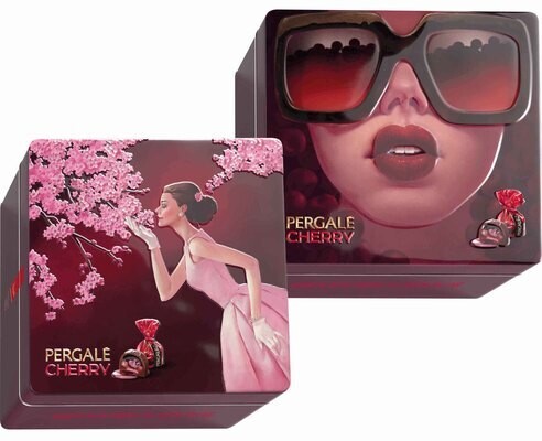 Pergale Cherry 355g metal box 9cs 9.00 EA