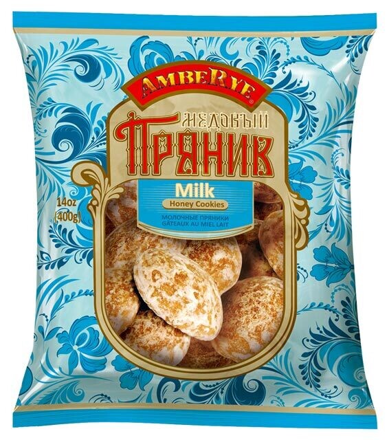 Honey Prianiki Milk 400g 16cs Lithuania $2.20