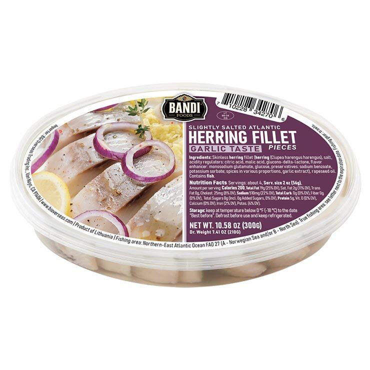 Bandi Herring Fillet Pieces with Garlic Taste 300g $3.35