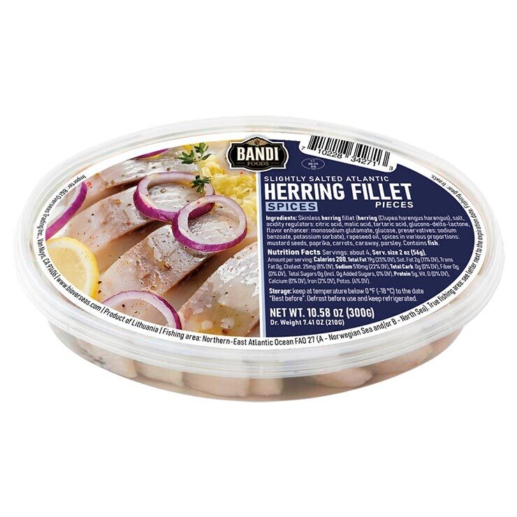 Bandi Herring Fillet Pieces in Oil with Spices 300g $3.35