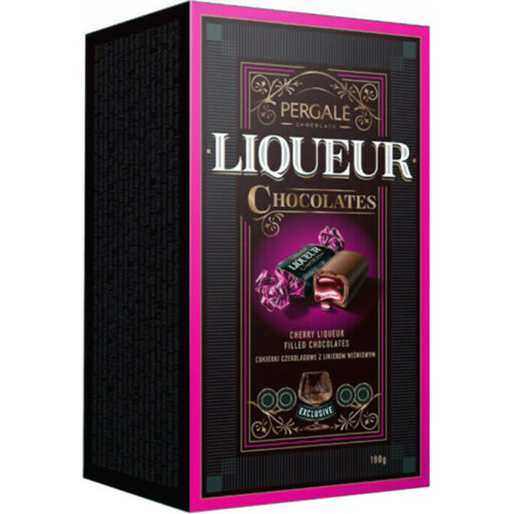 Chocolate sweets PERGALE with Cherry Liqueur $4.95 EA