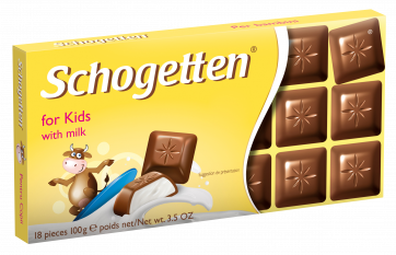 ​Schogetten For Kids Chocolate 100g $2.40