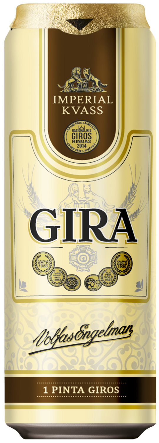 Imperial Kvass Naturally Carbonated Soft Drink 568ml Can $1.30