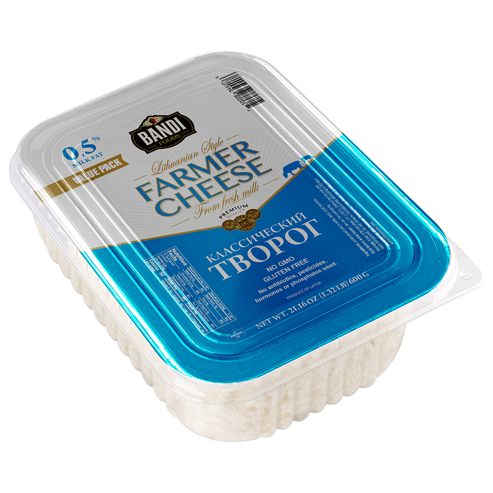 Bandi Farmer Cheese 0.5% 600g $5.95