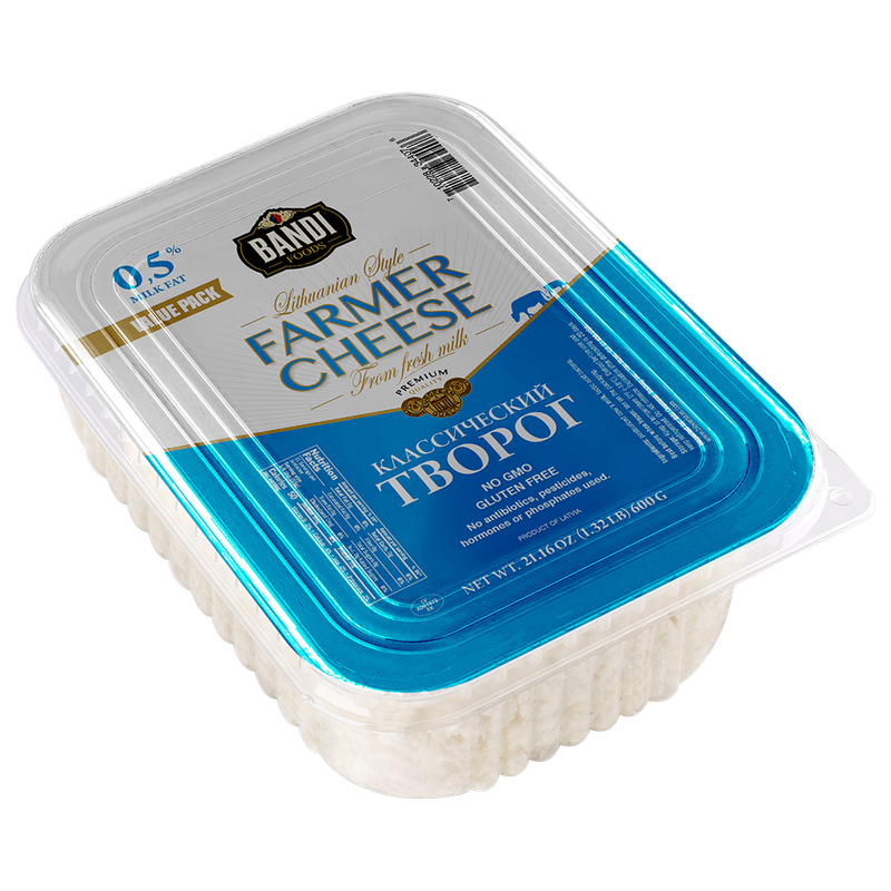 Bandi Farmer Cheese 0.5% 600g $5.95