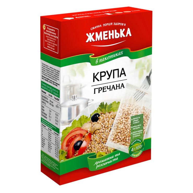 Zhmenka Buckwheat 4 packs (4x100g) $1.65