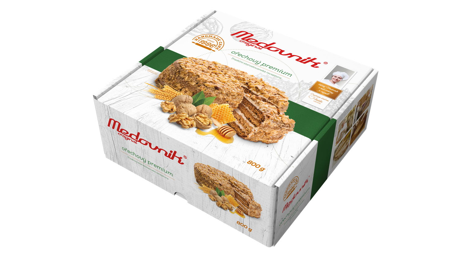 Medovik Walnut Premium Cake $12.00