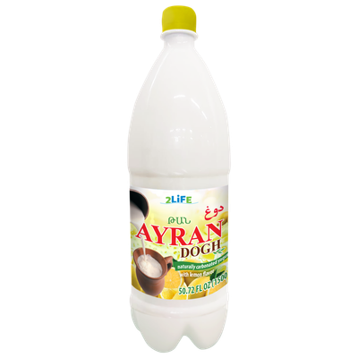 Ayran Naturally Carbonated  Lemon Flavor Yogurt Drink 1500ml $4.30