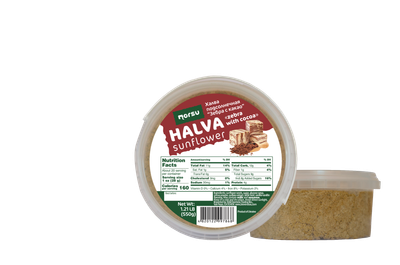 Sunflower halva with Cocoa "Norsu" $2.25