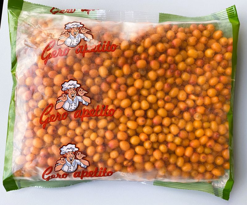 Frozen Sea Buckthorn "Vetrija" 1000g $6.95