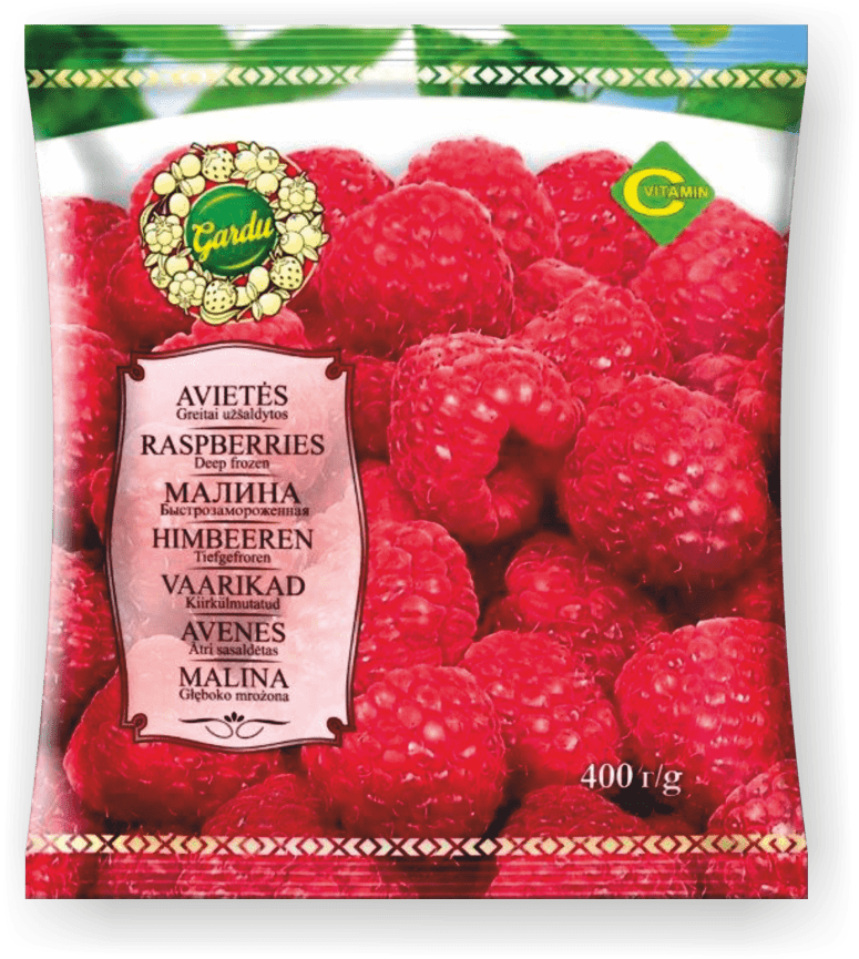 Frozen Raspberries "Vetrija" 300g $3.60