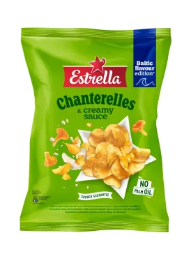 Estrella Chanterelle and Cheese sauce Potato Chips $3.50