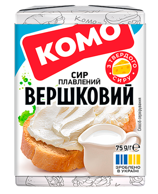 KOMO Spread Cheese Creamy (SLIVOCHNIY)) $0.90