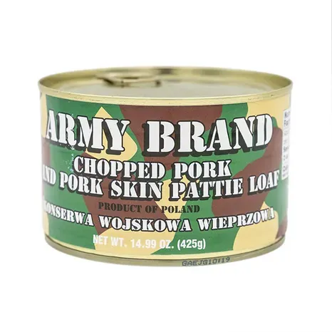 Sokolow Pork Luncheon , (ARMY Brand Tushonka ) $4.50