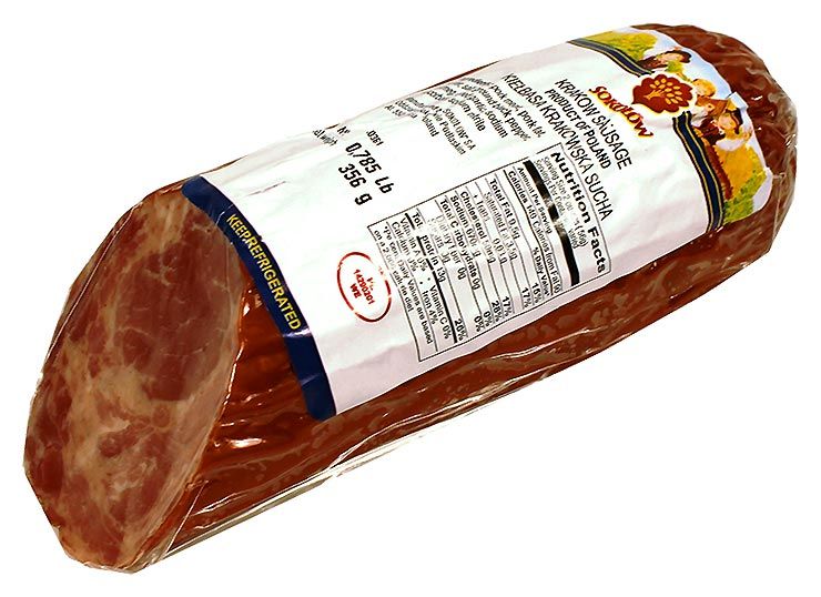 Krakow Dry Sausage "Sokolow" $7.25lb