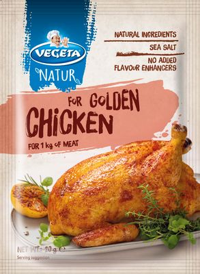 Vegeta Natur Spices for GOLDEN CHICKEN $0.65
