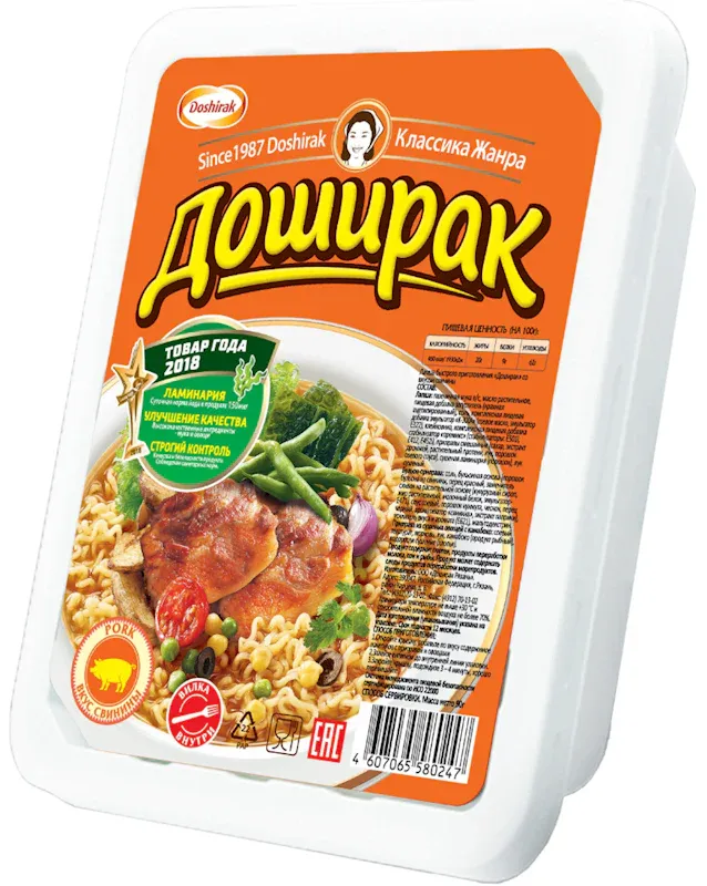 Doshirak Pork Flavor Noodles $1.05