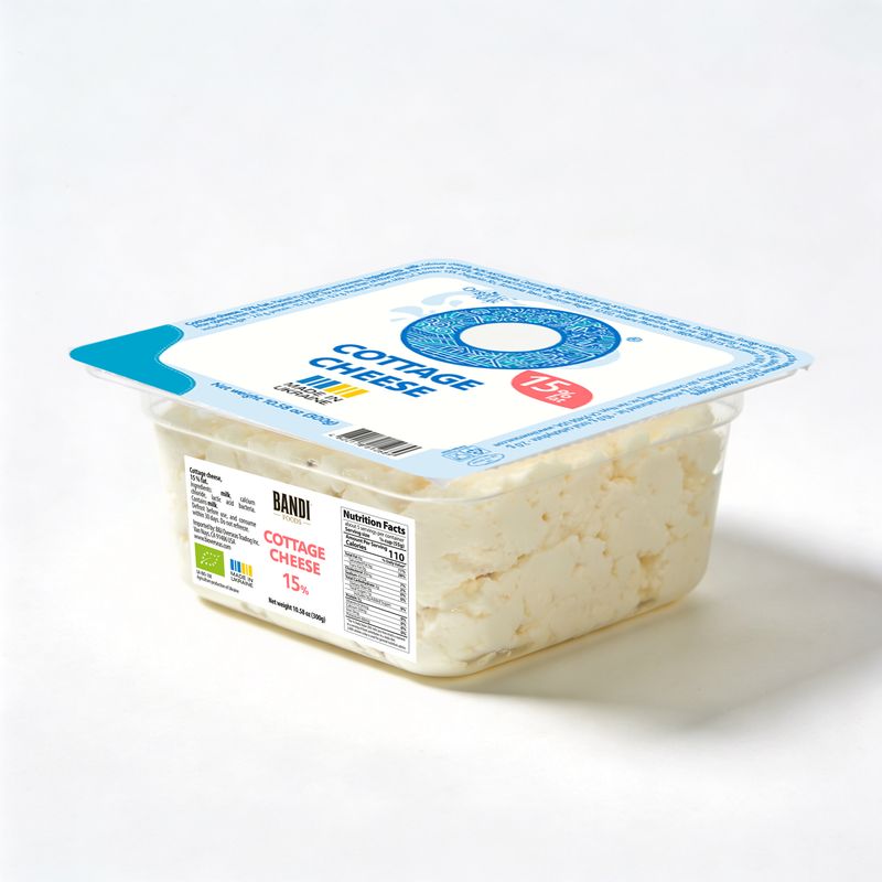 Organic Cottage Cheese 15% $3.15
