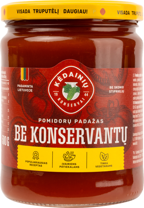 Kedainiu Tomato Sauce Without Preservatives $2.80