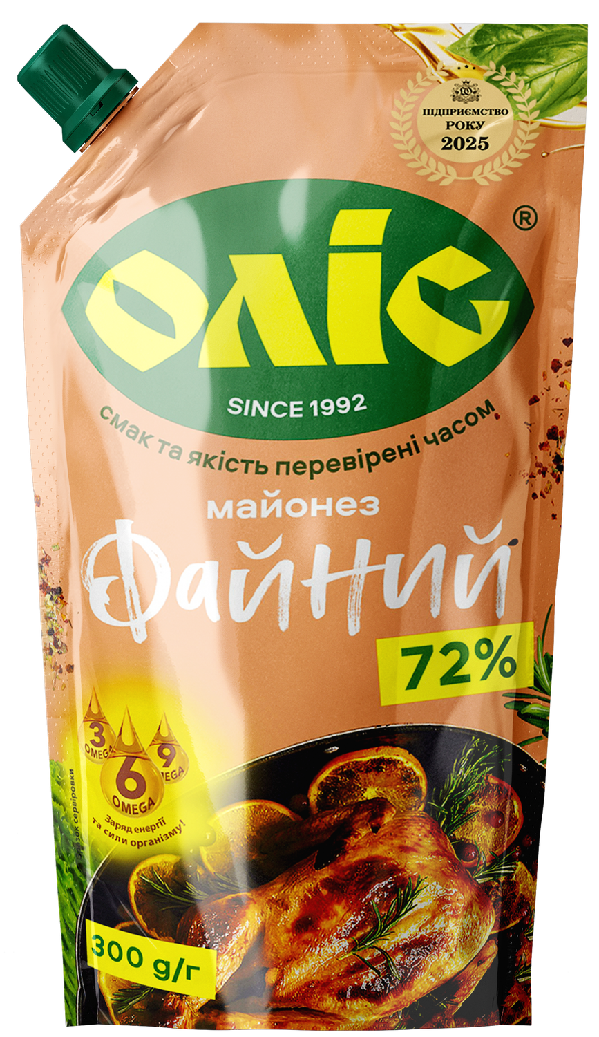 Faynyy Mayonnaise 72% "Olis" $1.45