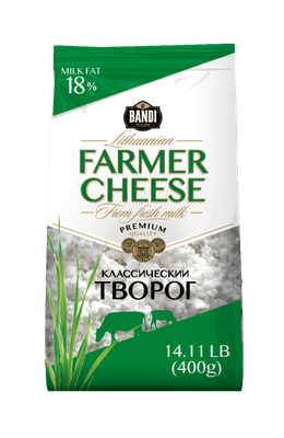 Bandi Farmer Cheese 18% 400g $5.35