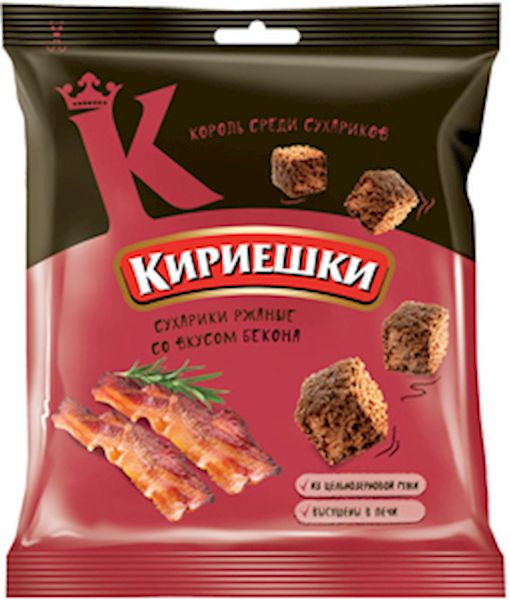 SuharikiI "KIRIESHKI" With Bacon Flavor  $0.90