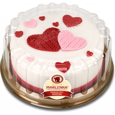 Decorated Cake Marlenka "Hearts" $45.00 pcs