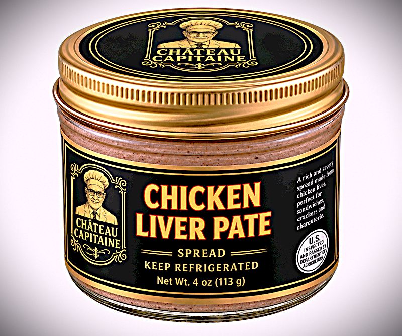 Chateau Capitaine Chicken Liver Pate $5.00