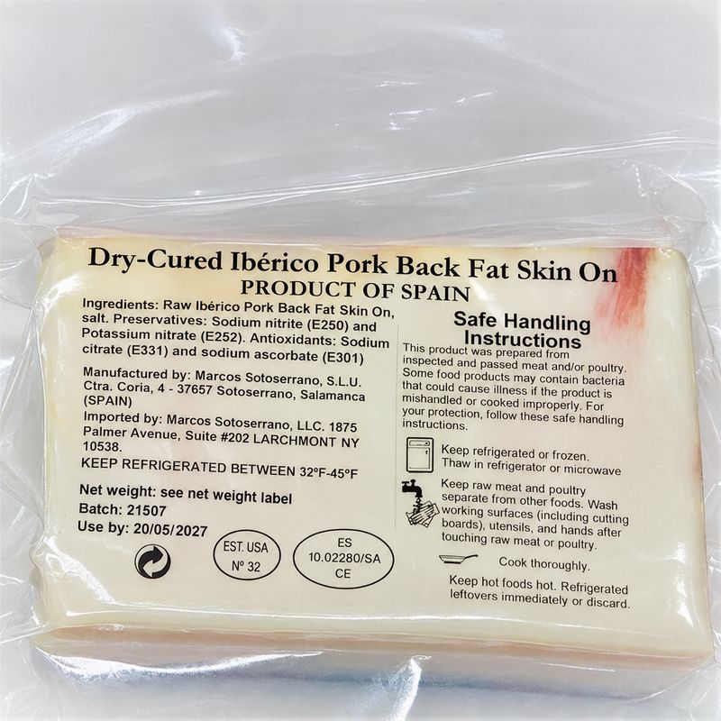 Salo/Pork Fat "Bandi"  ~1lb chunks $5.95