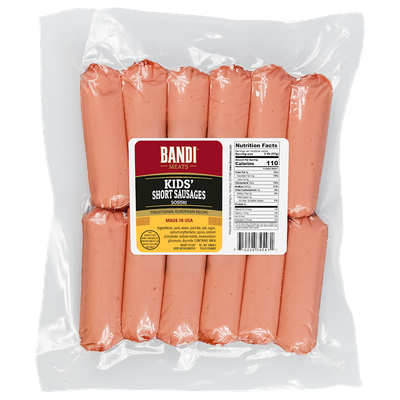 "BANDI MEATS" Kids' Short Sausages $4.20